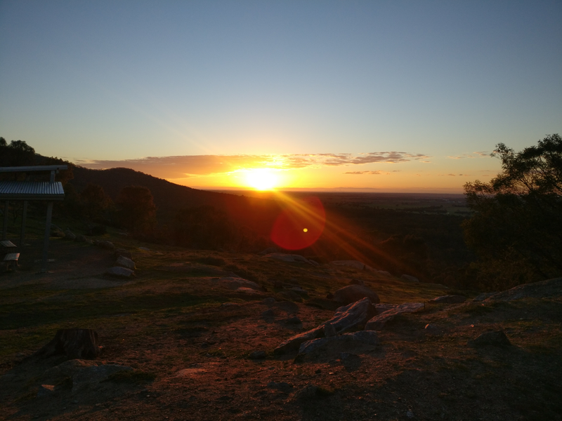 Made the actual sunrise around 7:40am